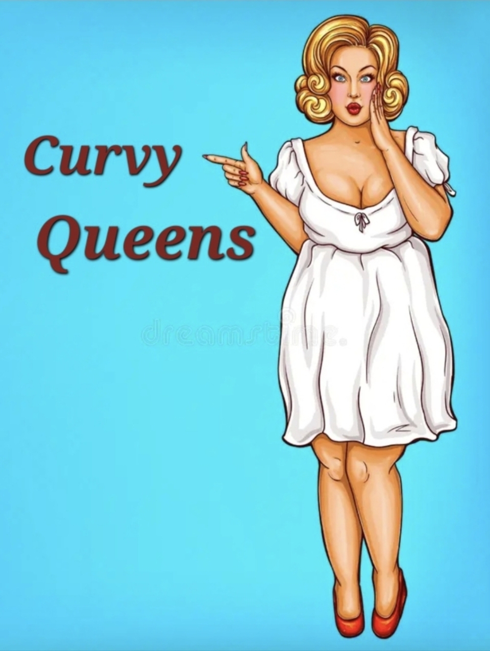 White Scoop-Neck Dress